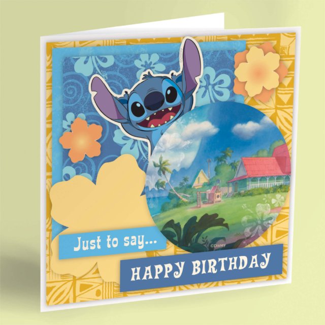 Creative World Of Crafts Disney Card Making Pad-Lilo & Stitch
