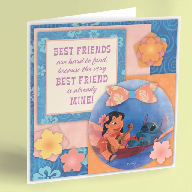 Disney Lilo & Stitch 20th Anniversary Card Making Kit