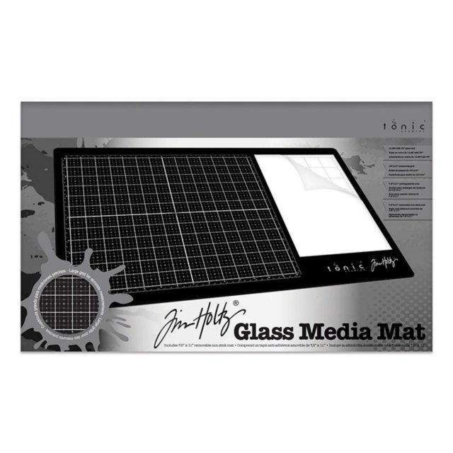 Tonic Studios Tonic Studios Tim Holtz Glass Media Mat | 14 x 23 inch