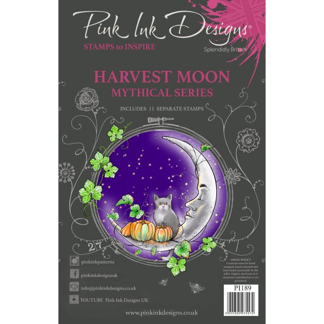 Pink Ink Designs Pink Ink Designs Clear Stamp Harvest Moon | Set of 11