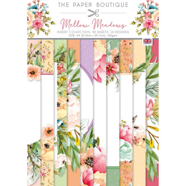 The Paper Boutique The Paper Boutique Mellow Meadows A4 Insert Collection | 40 sheets