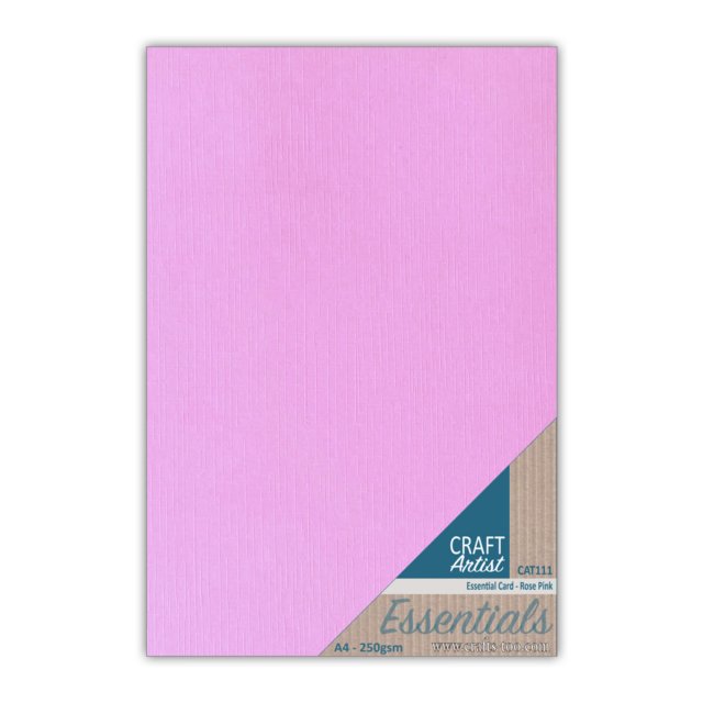 Craft Artist Craft Artist A4 Essential Card Rose Pink | 10 sheets