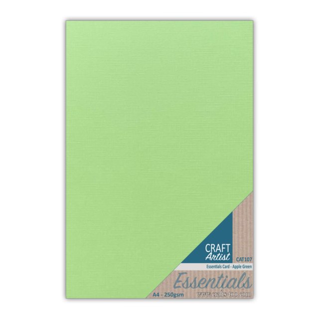 Craft Artist Craft Artist A4 Essential Card Apple Green | 10 sheets