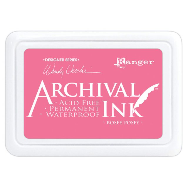 Archival Ink Ranger Wendy Vecchi Archival Ink Pad Rosey Posey