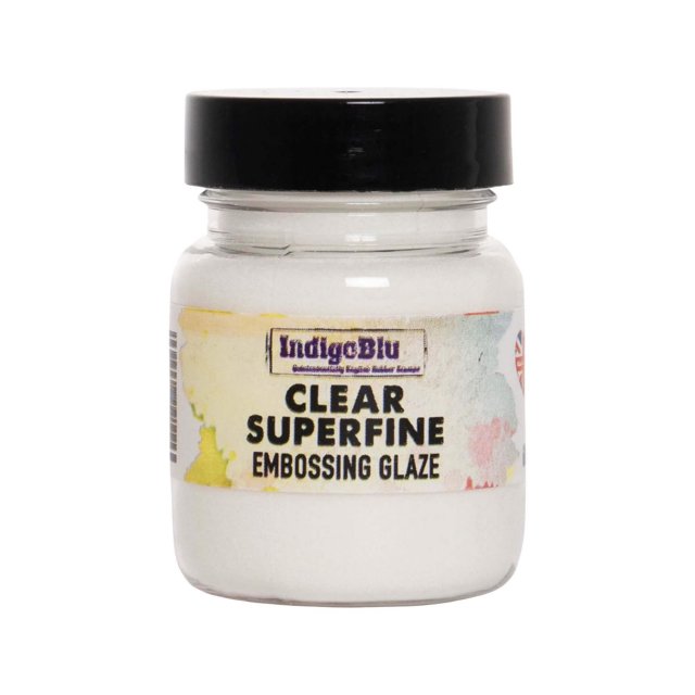 IndigoBlu Stamps IndigoBlu Clear Superfine Embossing Glaze Powder | 60ml