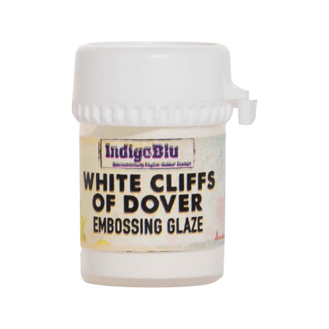 IndigoBlu Stamps IndigoBlu Ultra Fine Embossing Powder White Cliffs of Dover | 20ml