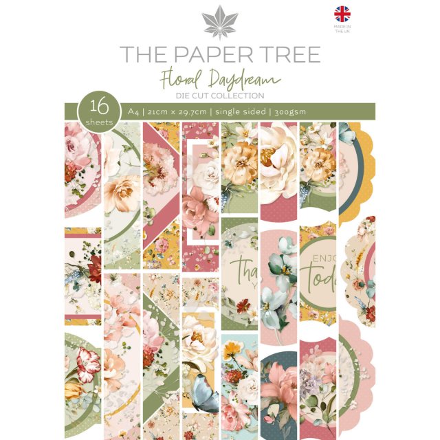 The Paper Tree The Paper Tree Floral Daydream A4 Die Cut Sheets | 16 sheets