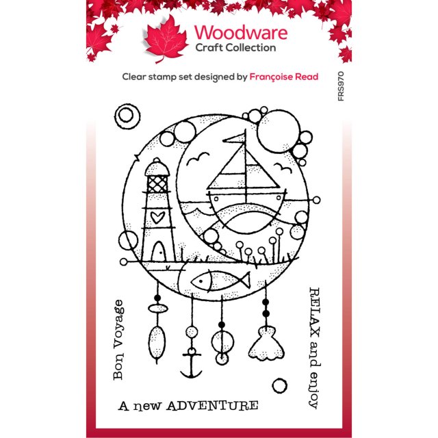 Woodware Woodware Clear Stamps Seaside Dreamcatcher | Set of 6