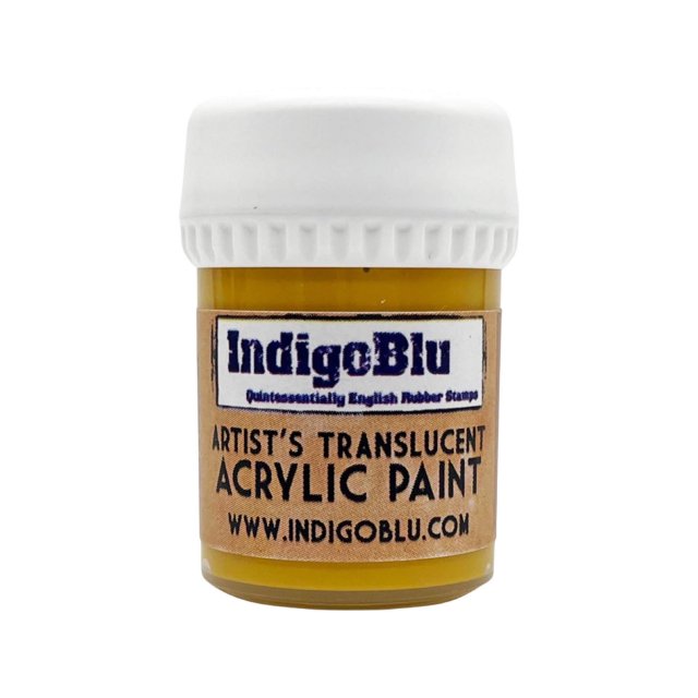 IndigoBlu Stamps IndigoBlu Artists Translucent Acrylic Paint Yellow Ochre | 20ml
