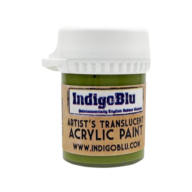 IndigoBlu Stamps IndigoBlu Artists Translucent Acrylic Paint Terre Verte | 20ml