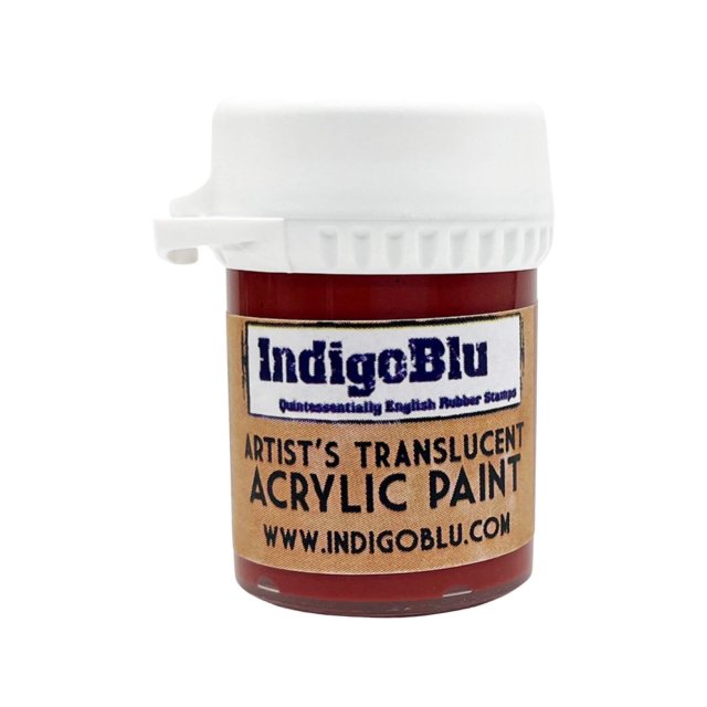 IndigoBlu Stamps IndigoBlu Artists Translucent Acrylic Paint Red Oxide  | 20ml