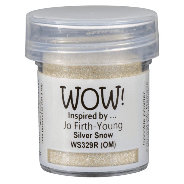 Wow Embossing Powders Wow Embossing Glitter Silver Snow | 15ml