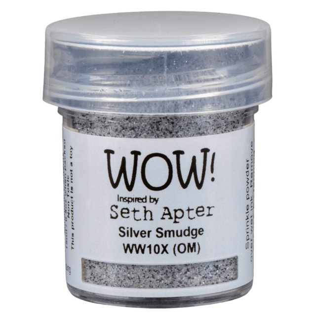 Wow Embossing Powders Wow Mixed Media Embossing Powder Silver Smudge by Seth Apter | 15ml