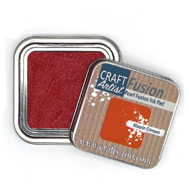 Craft Artist Craft Artist Pearl Fusion Ink Pad Alizarin Crimson
