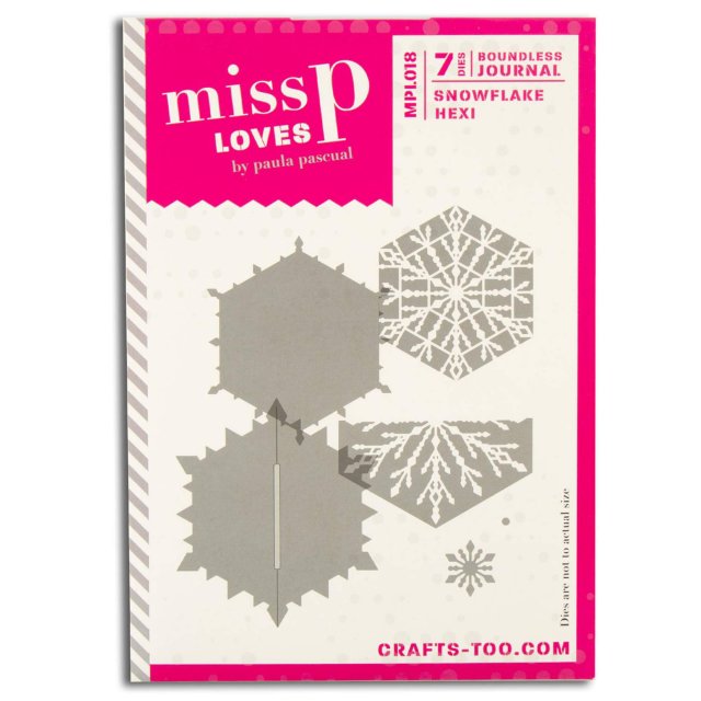 Miss P Loves Miss P Loves Die Set Boundless Journal Snowflake Hexi | Set of 7