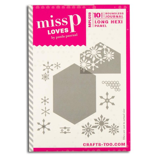 Miss P Loves Miss P Loves Die Set Boundless Journal Long Hexi Panel | Set of 10