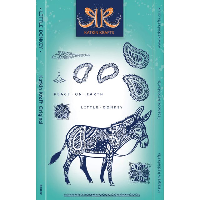 Katkin Krafts Katkin Krafts Clear Stamp Little Donkey | Set of 12