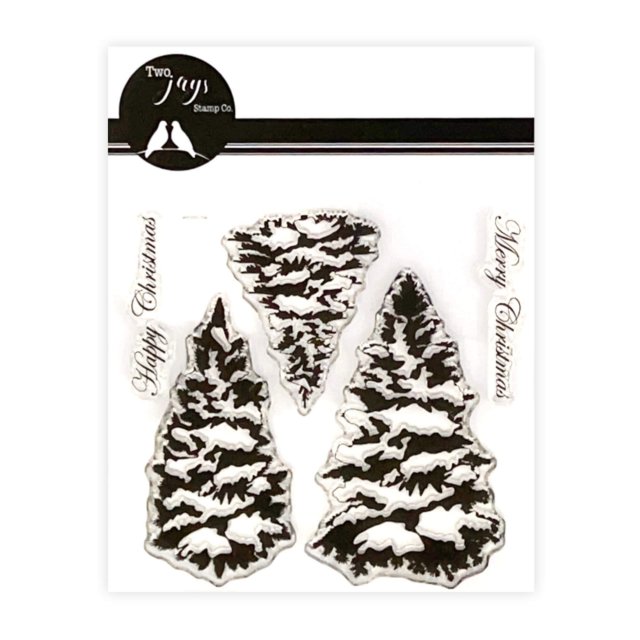 Two Jays Stamps Two Jays Clear Stamp Fir Trees | Set of 5