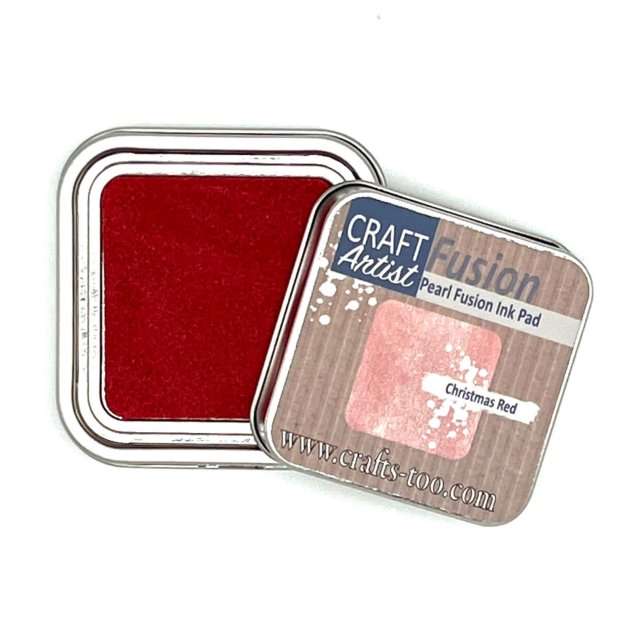 Craft Artist Craft Artist Pearl Fusion Ink Pad Christmas Red