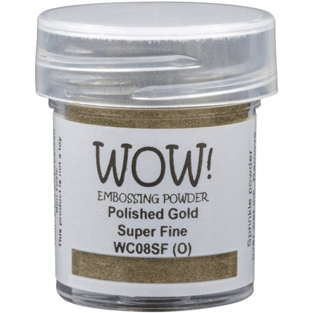 Wow Embossing Powders Wow Embossing Powder Polished Gold Super Fine | 15ml