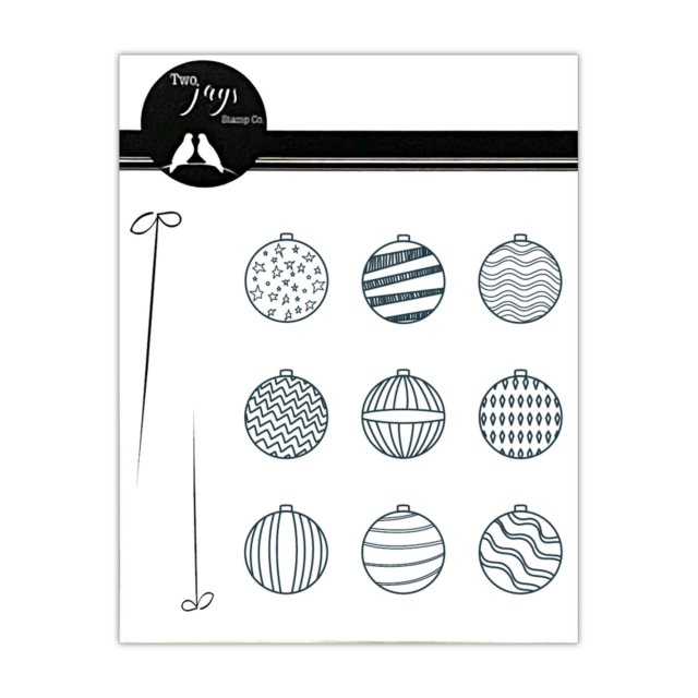 Two Jays Stamps Two Jays Clear Stamp Baubles | Set of 11