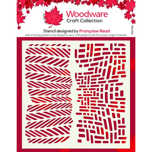 Woodware Woodware Stencil Pampa | 6 in x 6 inch