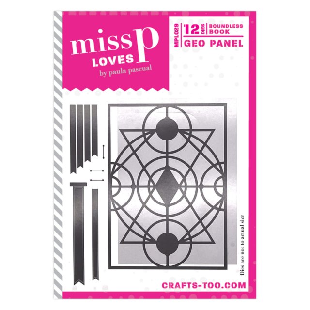 Miss P Loves Miss P Loves Die Set Boundless Book Geo Panel | Set of 12