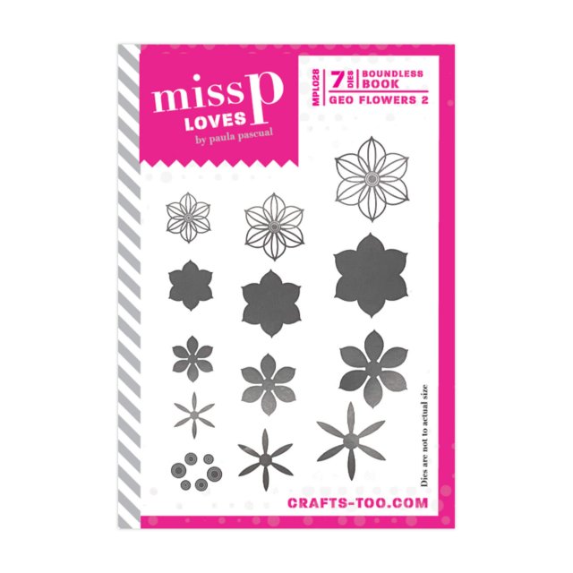 Miss P Loves Miss P Loves Die Set Boundless Book Geo Flowers | Set of 7