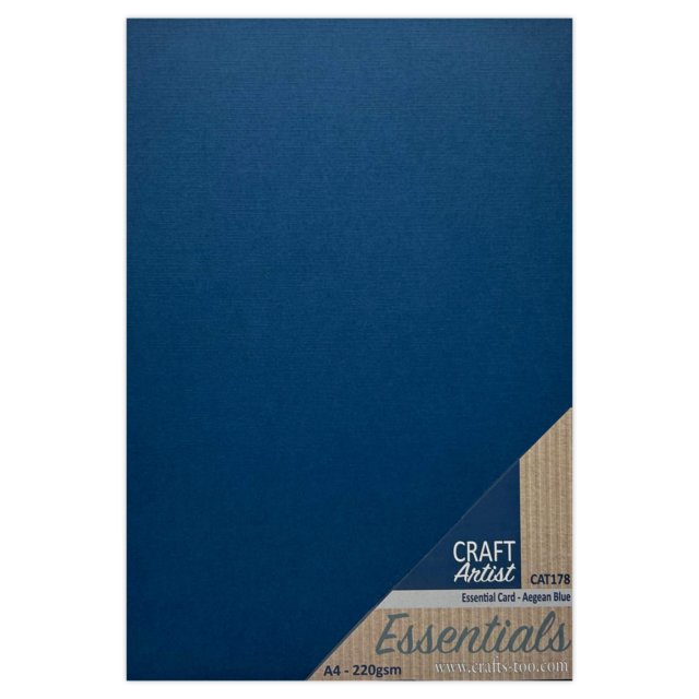 Craft Artist Craft Artist A4 Essential Card Aegean Blue | 10 sheets