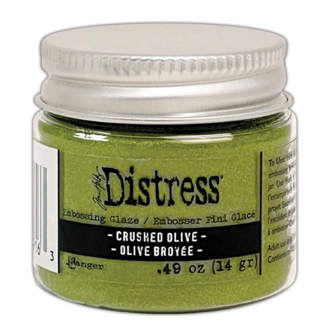 Distress Ranger Tim Holtz Distress Embossing Glaze Crushed Olive | 1oz