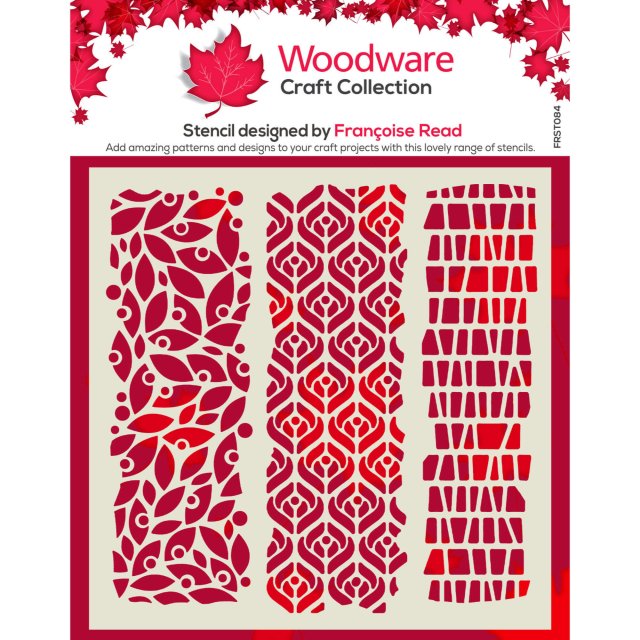 Woodware Woodware Stencil Mezzo | 6 in x 6 inch