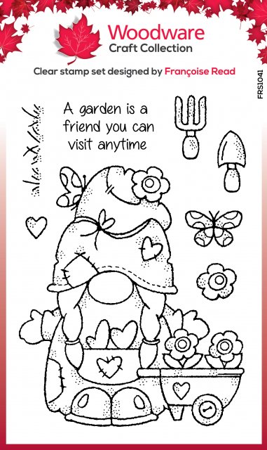 Woodware Woodware Clear Stamps Green Fingers | Set of 8