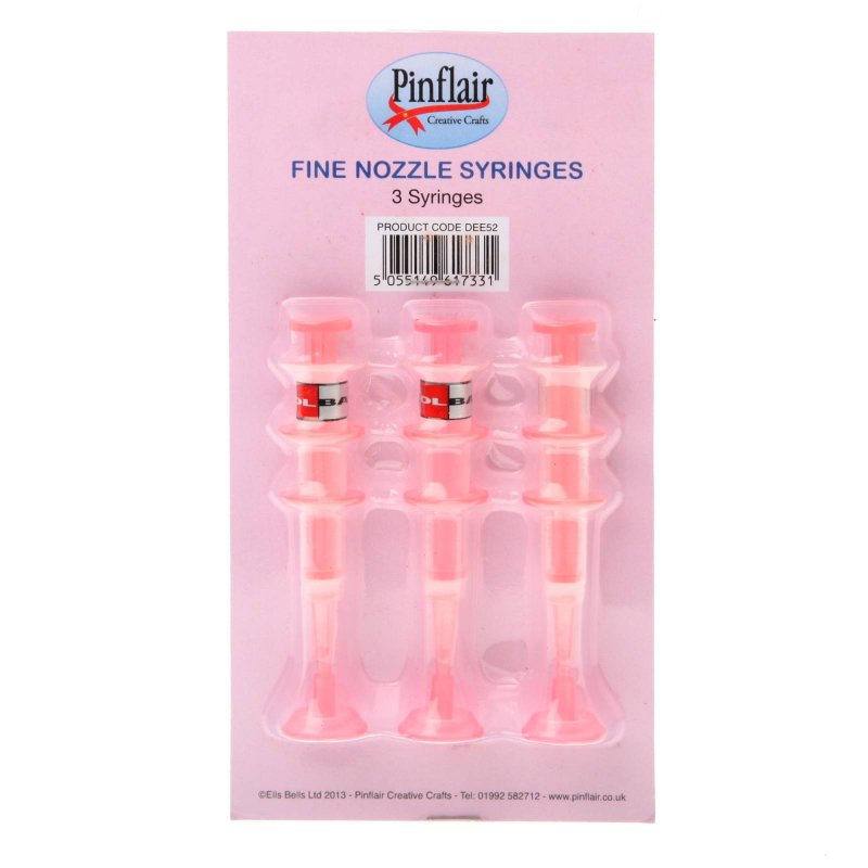 Pinflair Pinflair Fine Nozzle Syringes | Pack of 3