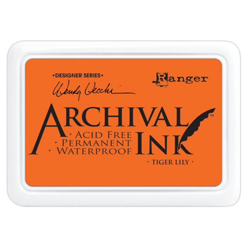 Archival Ink Ranger Wendy Vecchi Archival Ink Pad Tiger Lily