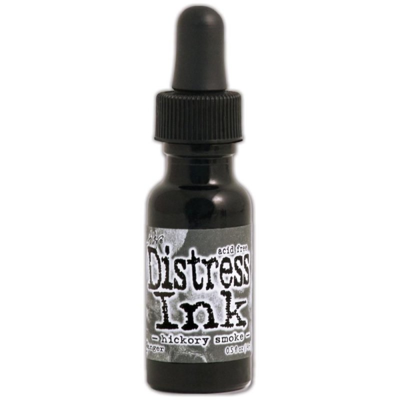 Distress Ranger Tim Holtz Distress Ink Re-Inker Hickory Smoke | 0.5 fl oz