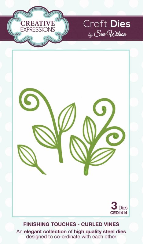 Sue Wilson Sue Wilson Craft Dies Finishing Touches Collection Curled Vines | Set of 3