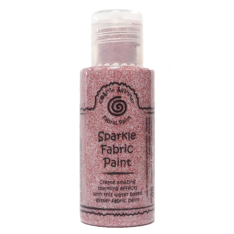 Cosmic Shimmer Cosmic Shimmer Sparkle Fabric Paint Ruby Red | 50ml