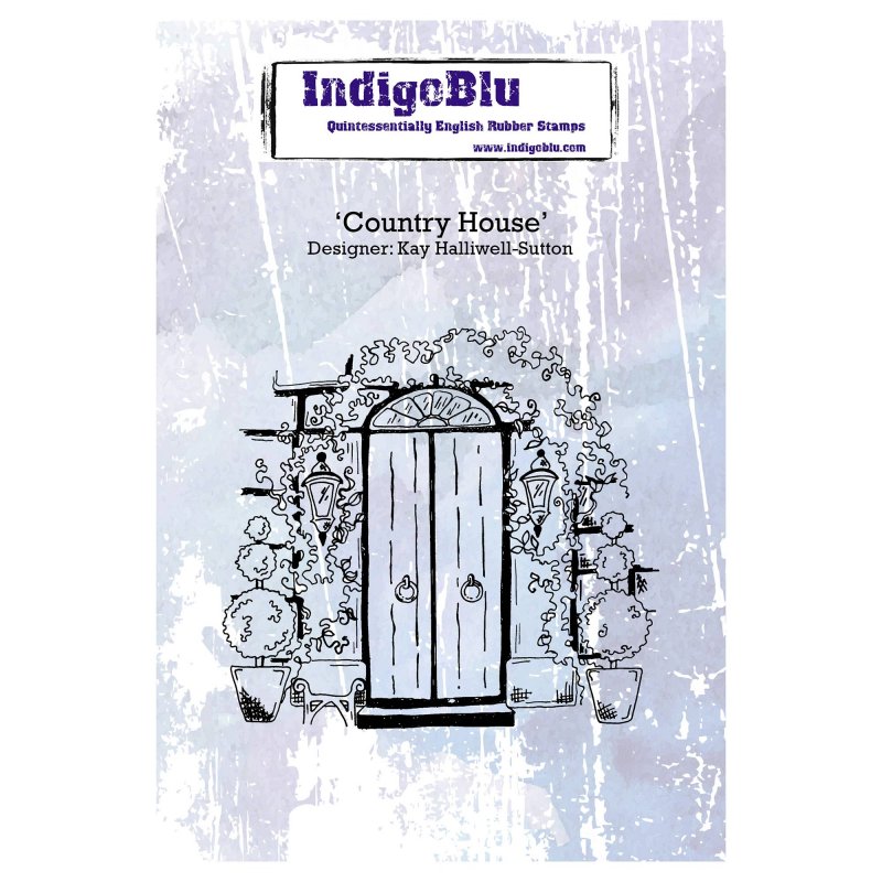 IndigoBlu Stamps IndigoBlu A6 Rubber Mounted Stamp Country House