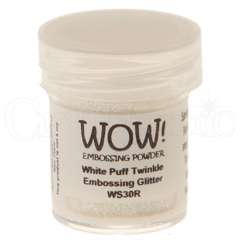 Wow Embossing Powders Wow Embossing Glitter White Puff Twinkle | 15ml