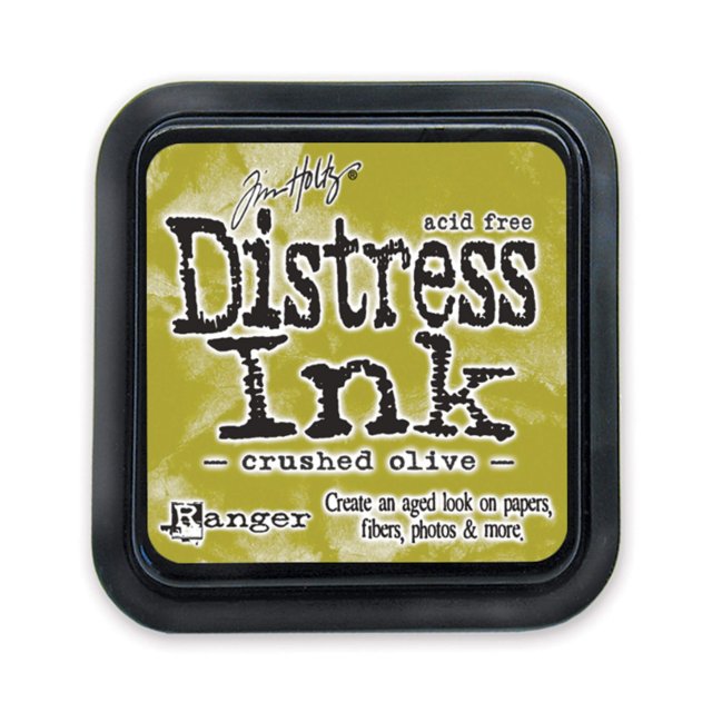 Distress Ranger Tim Holtz Distress Ink Pad Crushed Olive
