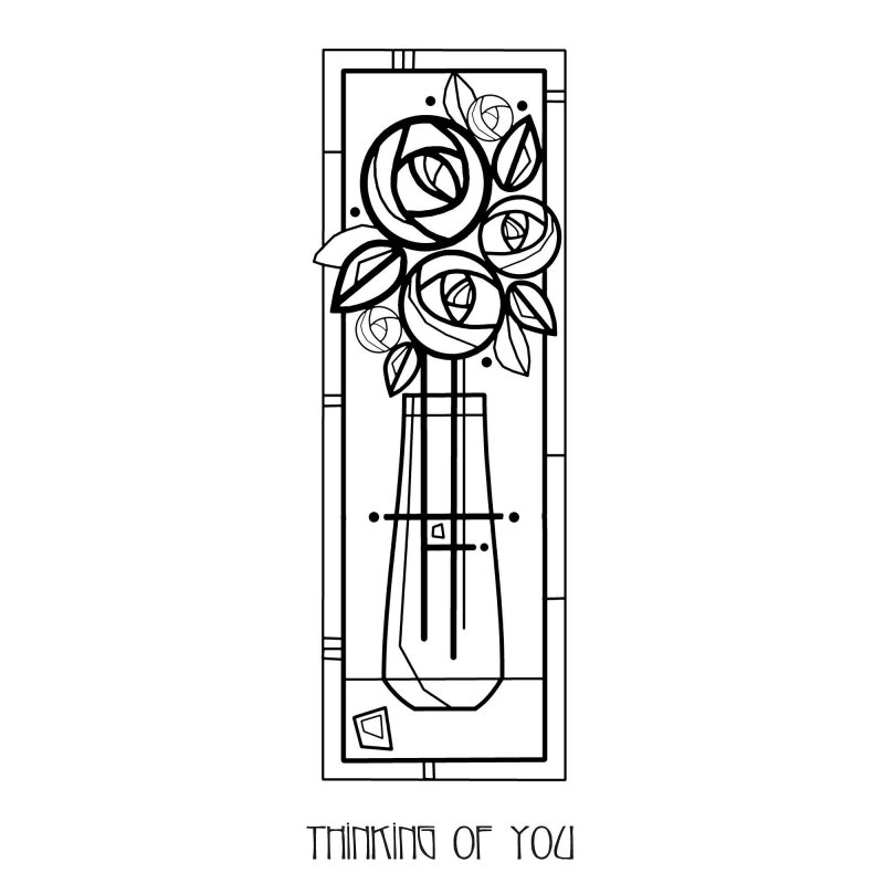 Woodware Woodware Clear Stamps Tall Deco Vase | Set of 2