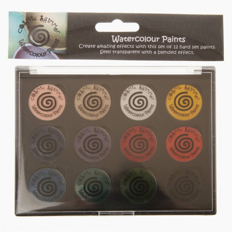Cosmic Shimmer Watercolour Paint Set 1 Essential Brights