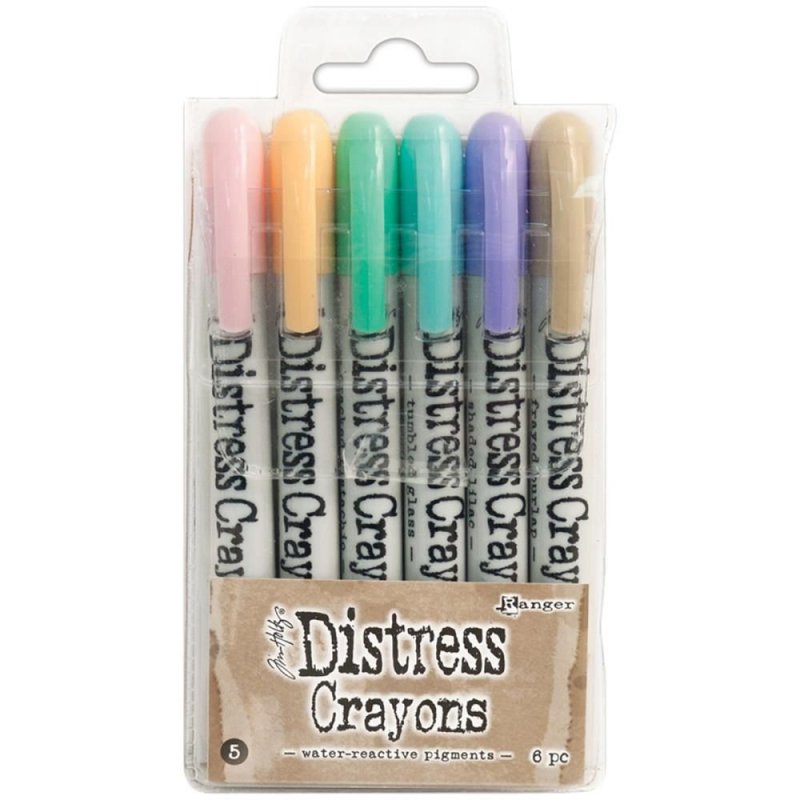 Distress Ranger Tim Holtz Distress Crayons Set 5 | Set of 6