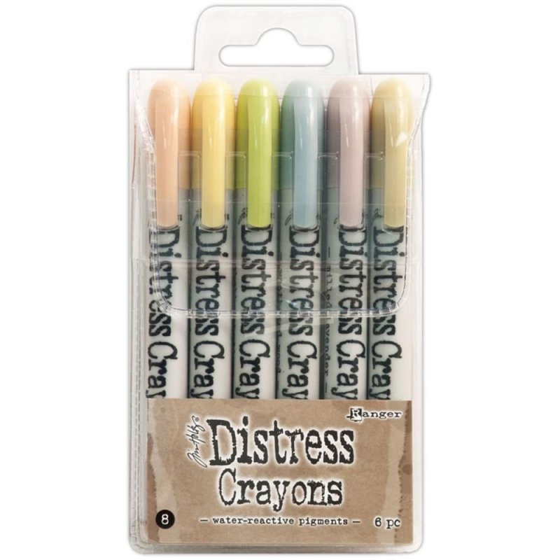 Distress Ranger Tim Holtz Distress Crayons Set 8 | Set of 6