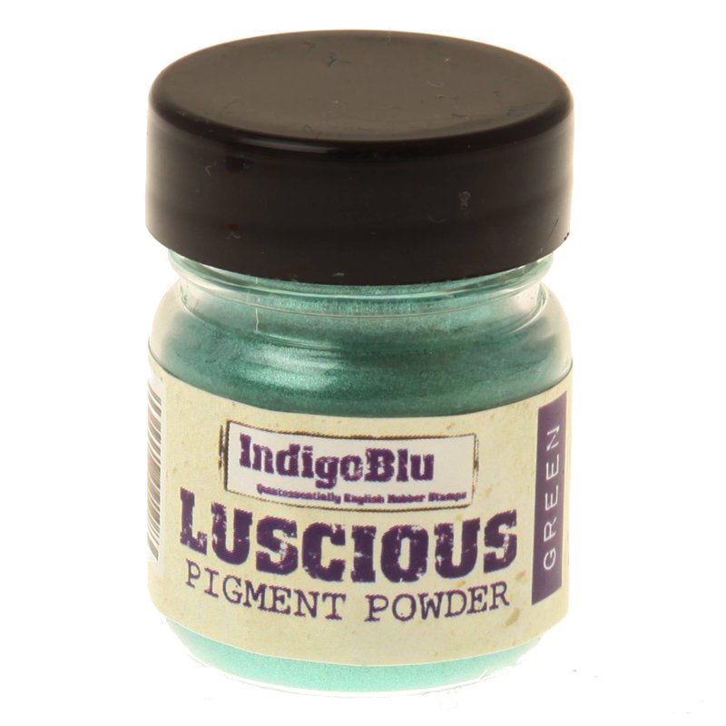 IndigoBlu Stamps Indigoblu Luscious Pigment Powder Green | 25ml