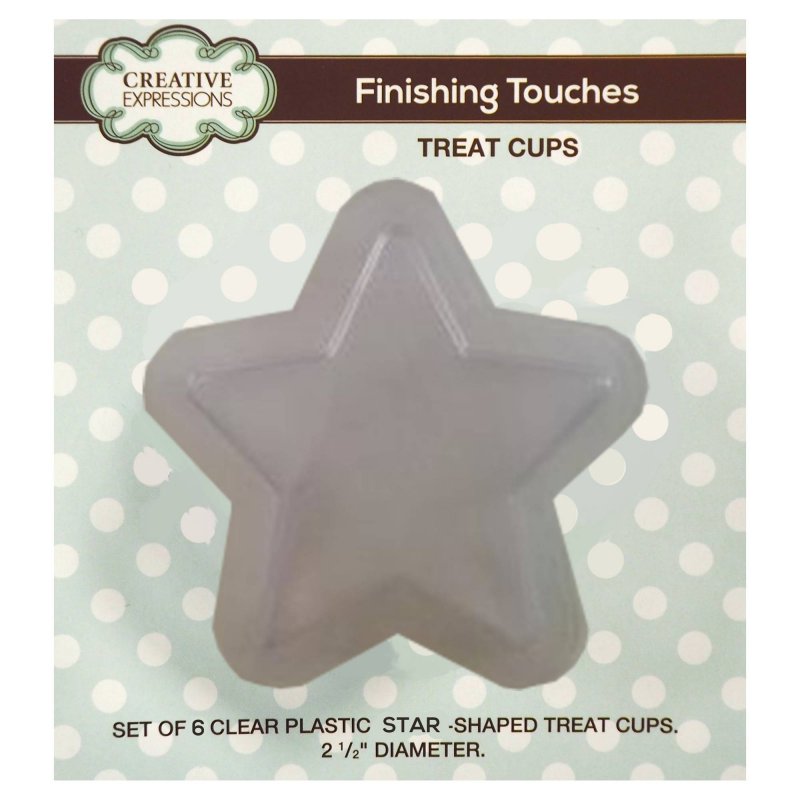 Creative Expressions Creative Expressions Treat Cups Star | Pack of 6