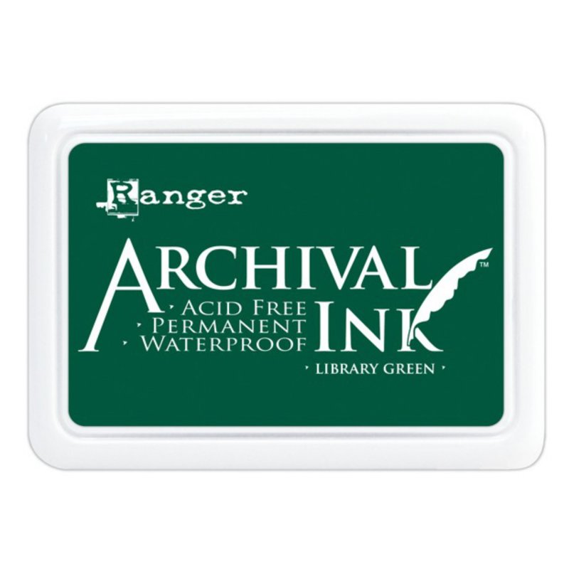 Archival Ink Ranger Archival Ink Pad Library Green