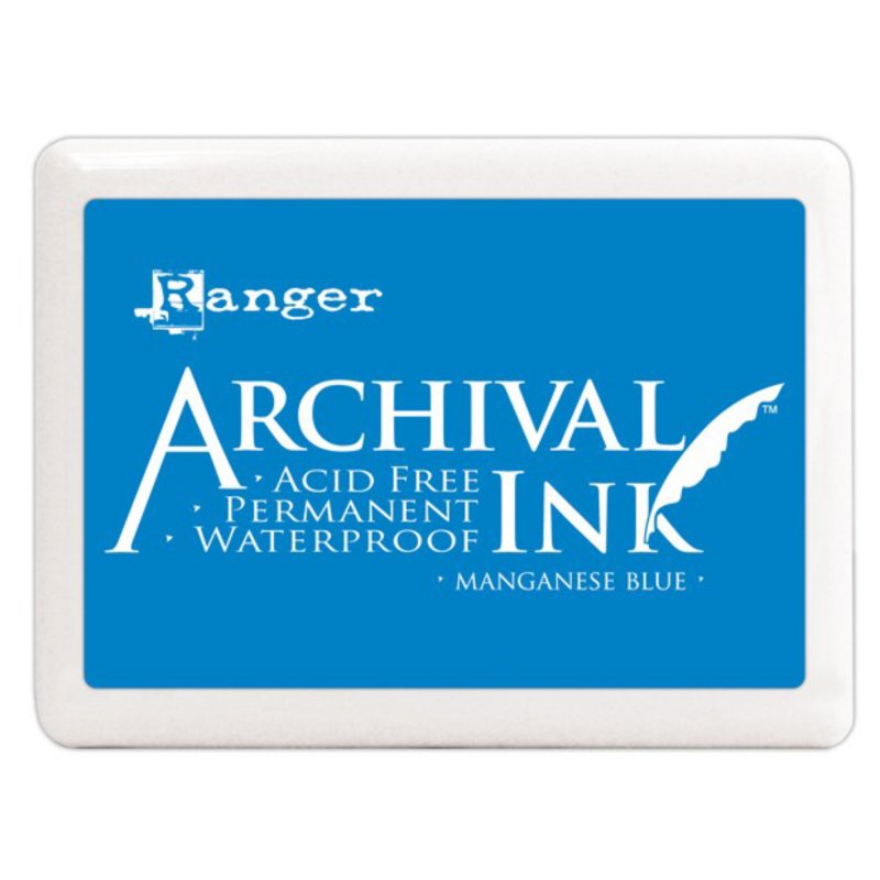 Archival Ink Ranger Archival Ink Pad Manganese Blue