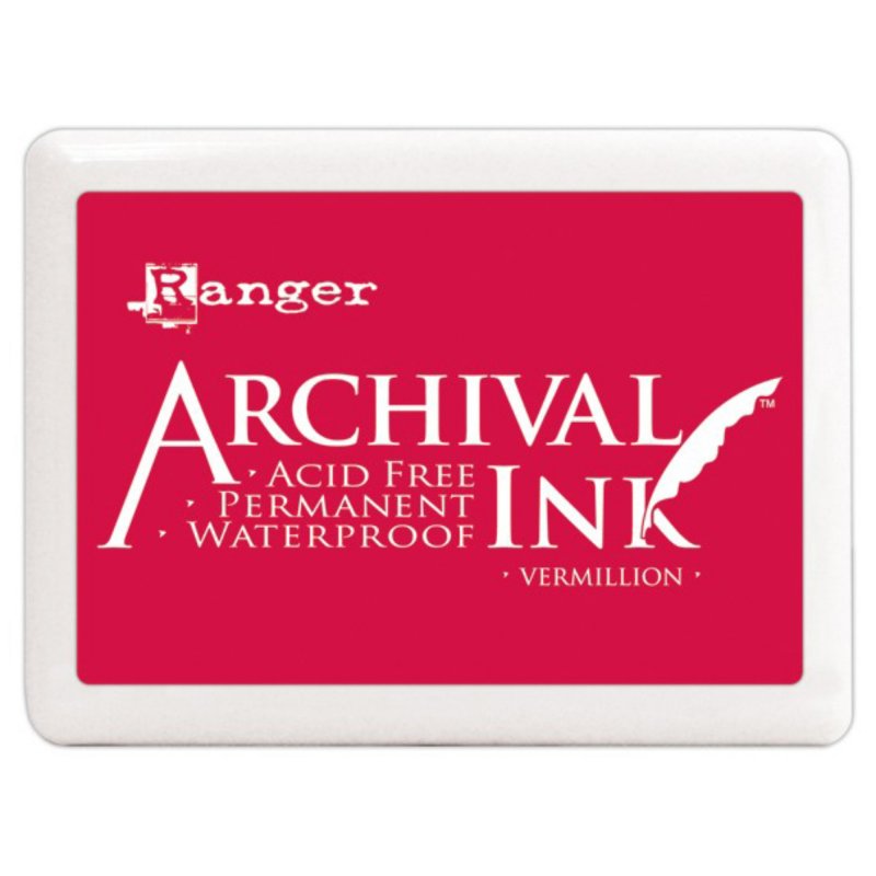 Archival Ink Ranger Archival Ink Pad Vermillion