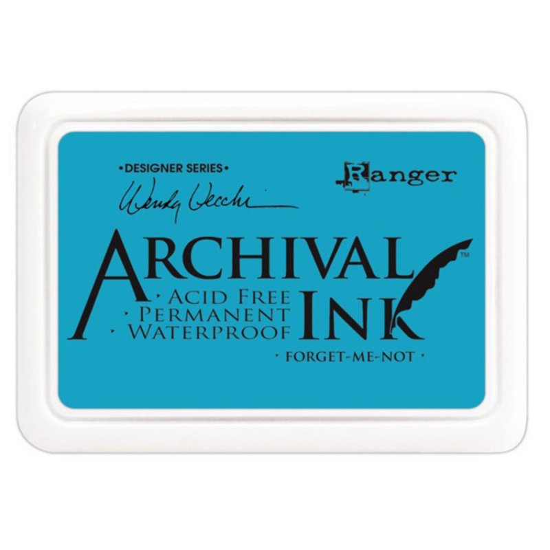 Archival Ink Ranger Wendy Vecchi Archival Ink Pad Forget-Me-Not